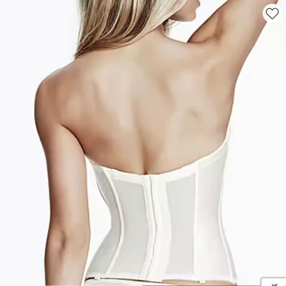 Dominique Apparel Juliet Underwire Ivory Bustier, Size 32B, NWT - Picture 2 of 7